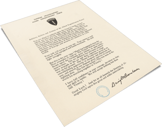 Dwight D. Eisenhower D-Day Speech-Letter