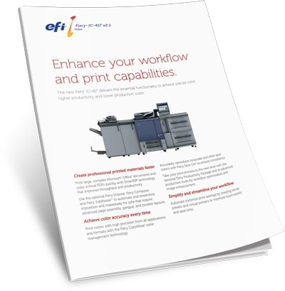 Download EFI Fiery IC-417 Print Controller Brochure