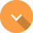 Orange Down Arrow