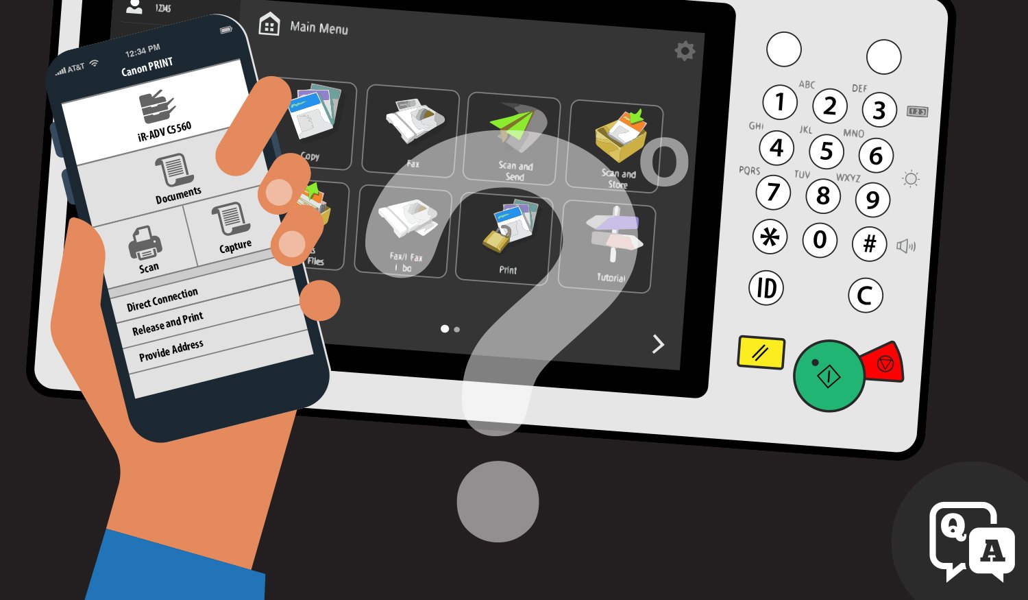 Canon PRINT Business App and Konica Minolta Datamax